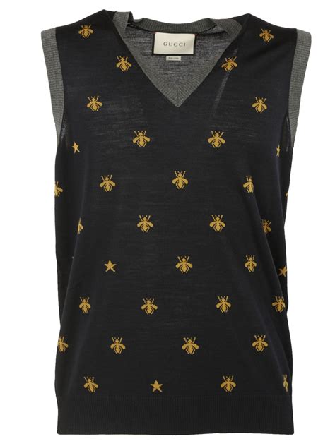 gucci bee waistcoat|GUCCI® US Official Site .